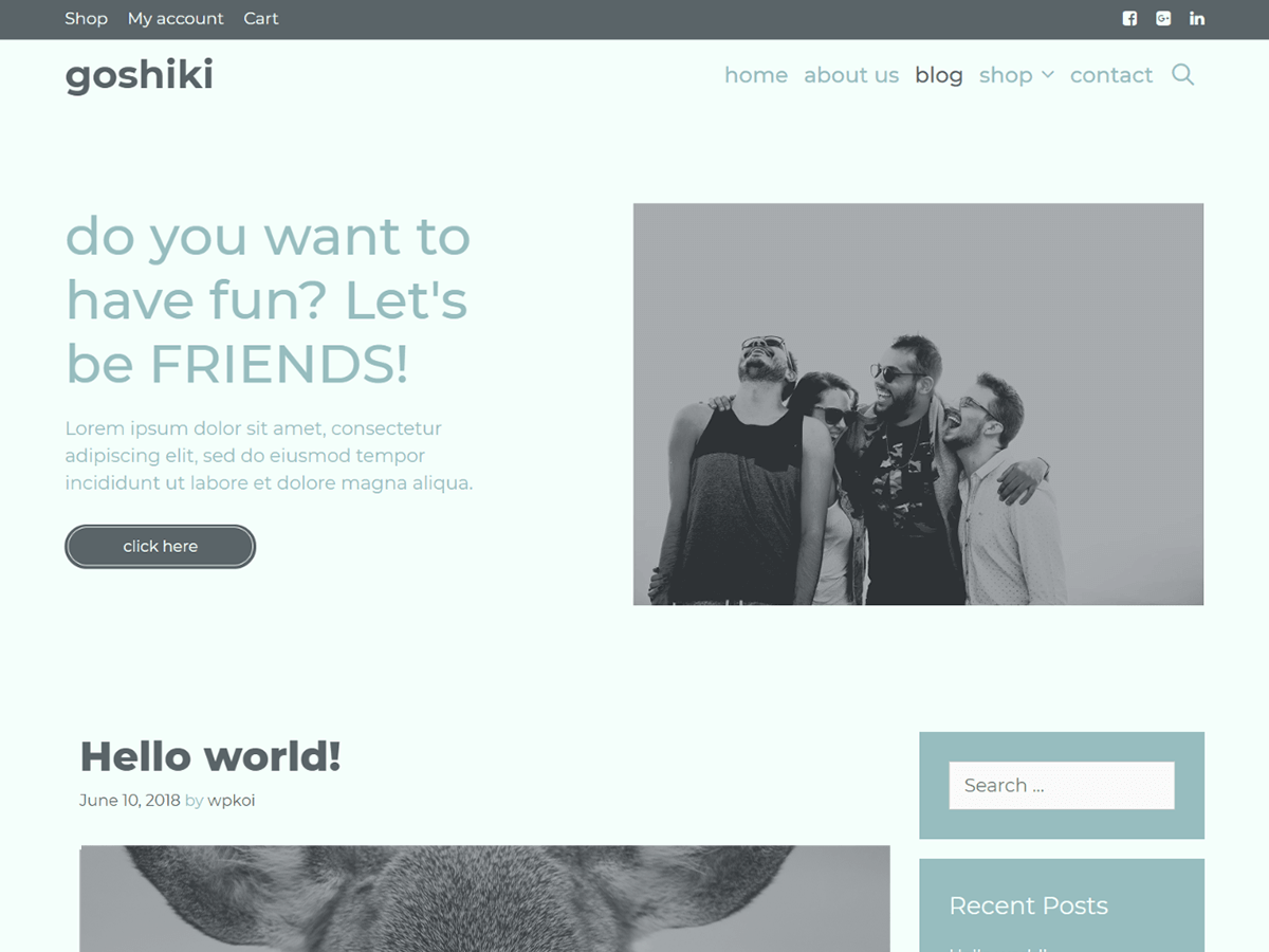 Goshiki - Tema WordPress Goshiki