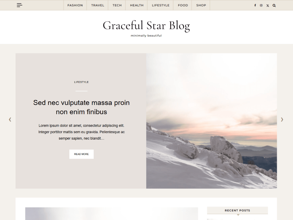 Graceful Star Blog - Tema WordPress Graceful Star Blog