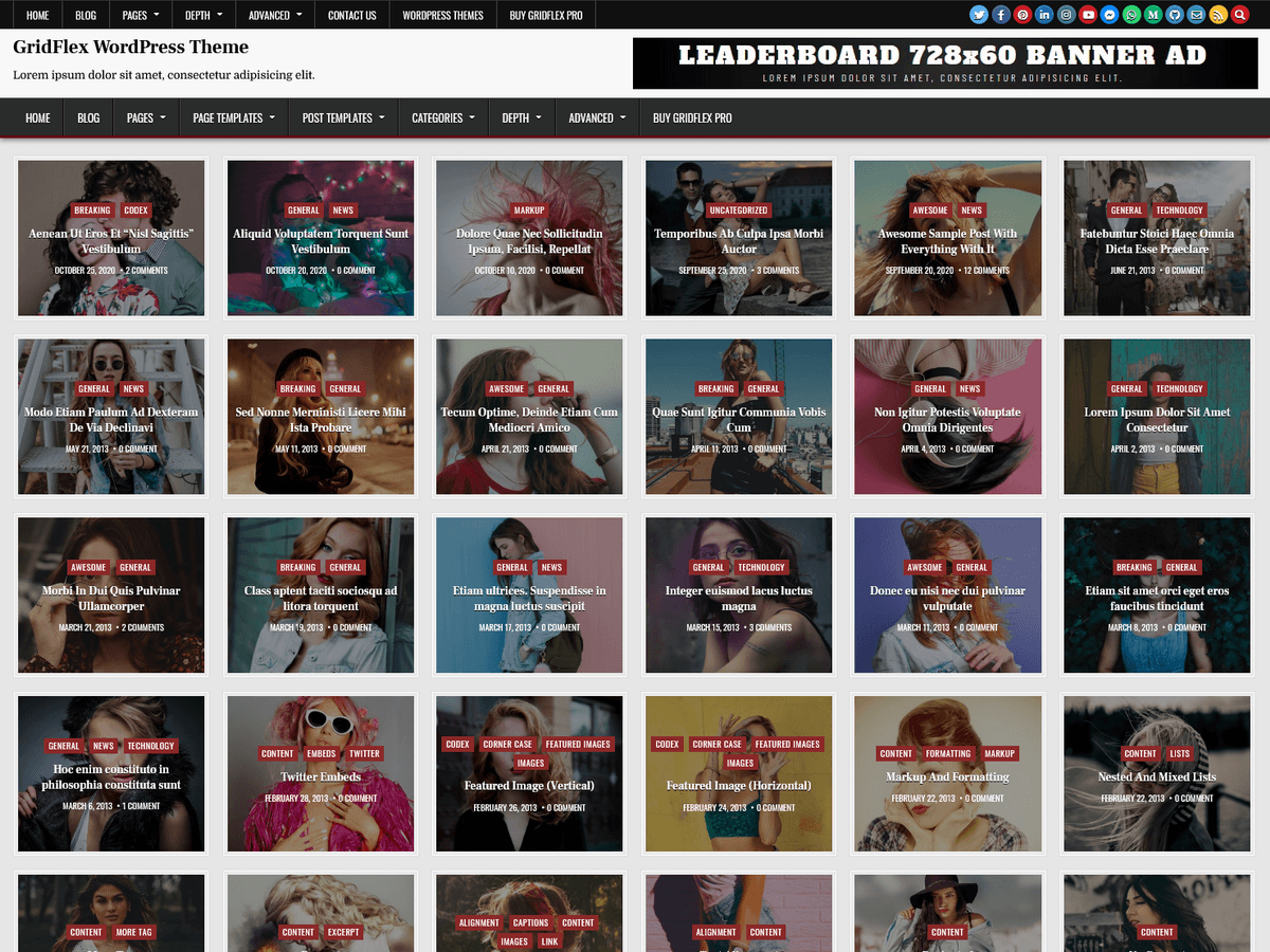 GridFlex - Tema WordPress GridFlex
