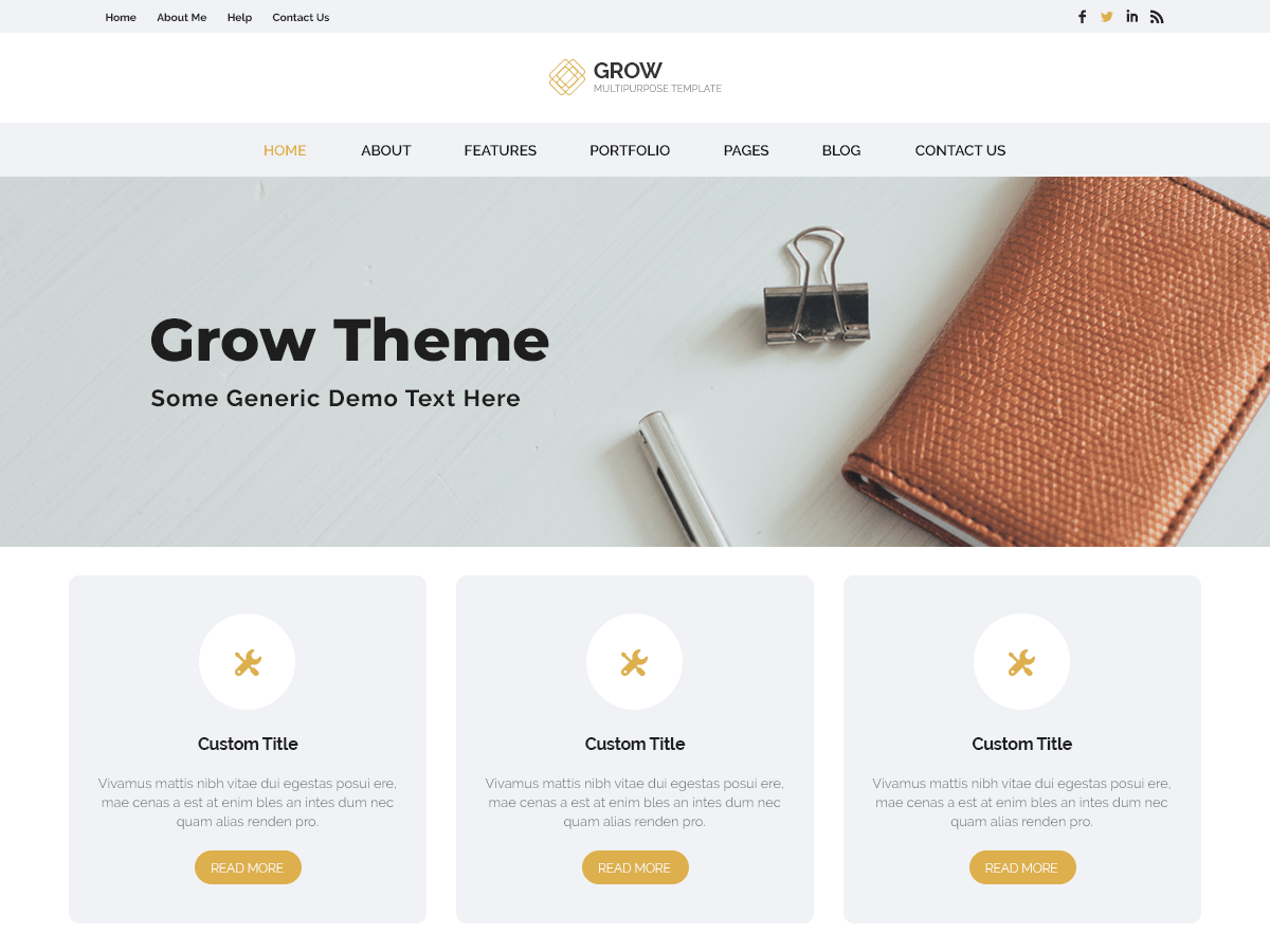 Grow Blog - Tema WordPress Grow Blog
