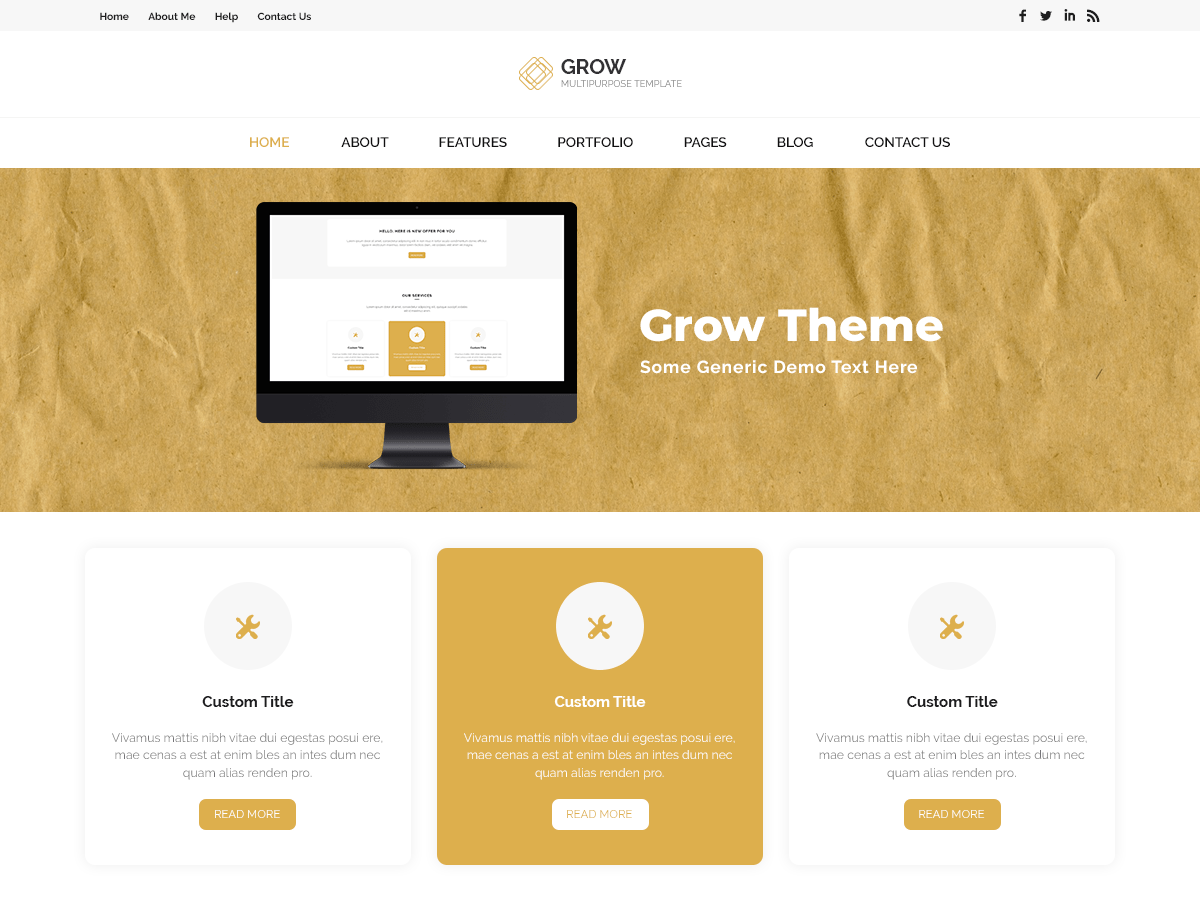 Grow Light - Tema WordPress Grow Light