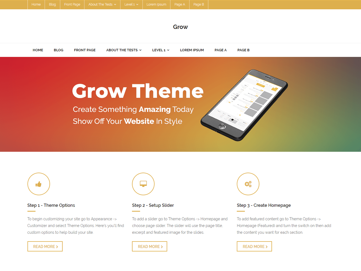 Grow Magazine - Tema WordPress Grow Magazine