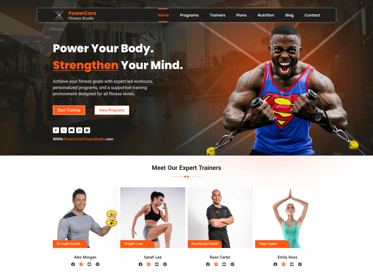 Gym Training Center