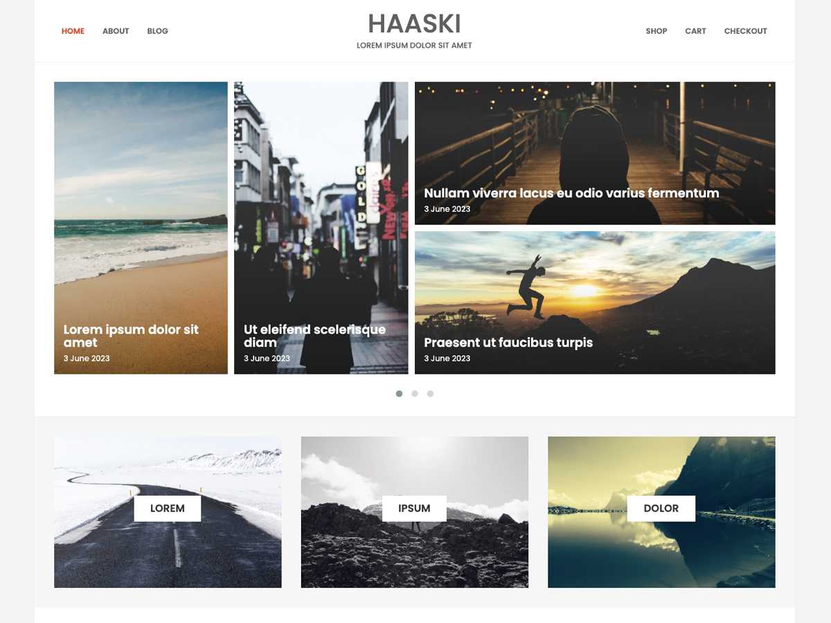 Haaski Lite - Tema WordPress Haaski Lite