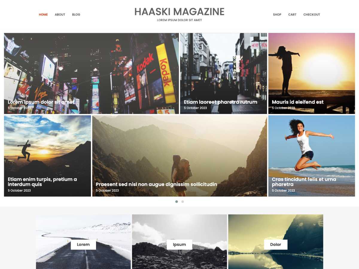Haaski Magazine - Tema WordPress Haaski Magazine