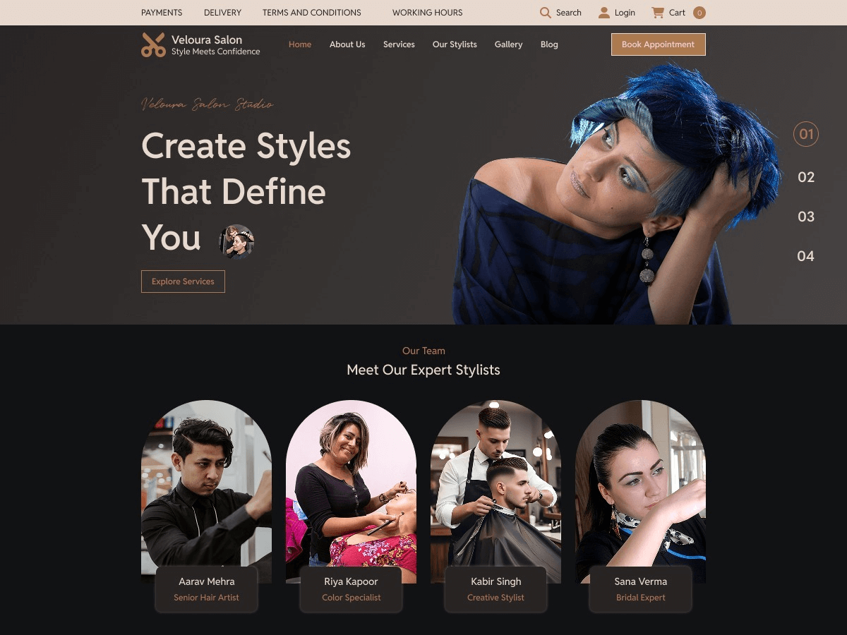 Hair Dresser and Salon