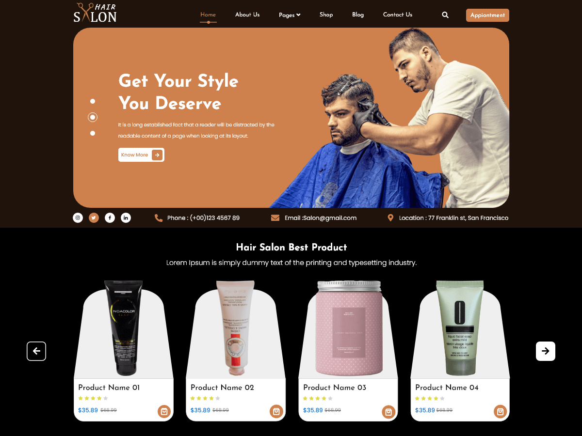 Hairstylist Salon