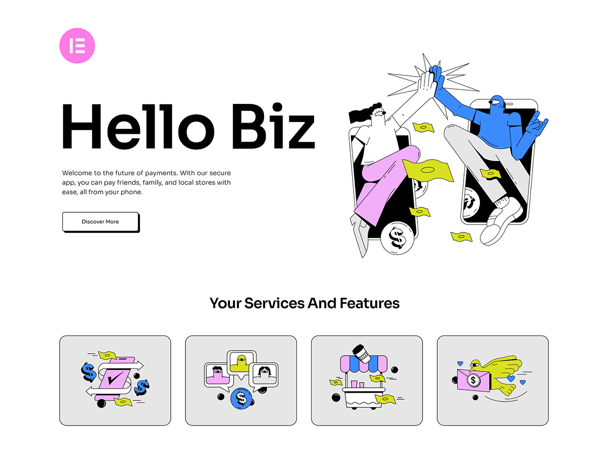 Hello Biz - Tema WordPress Hello Biz