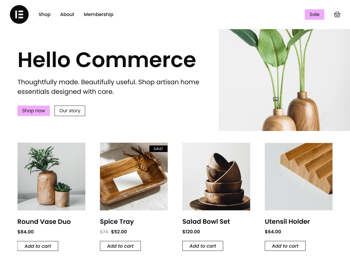 Hello Commerce - Tema WordPress Hello Commerce