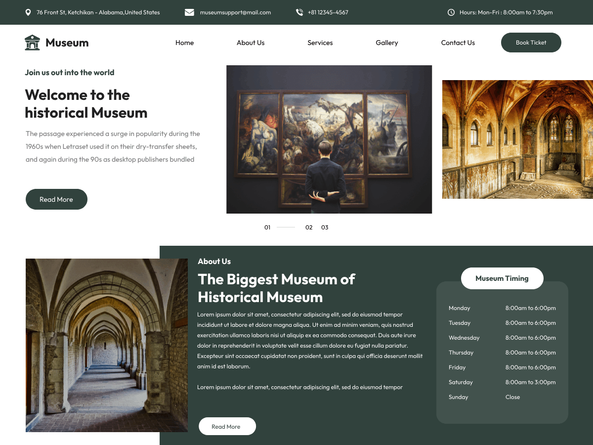 History Museum - Tema WordPress History Museum