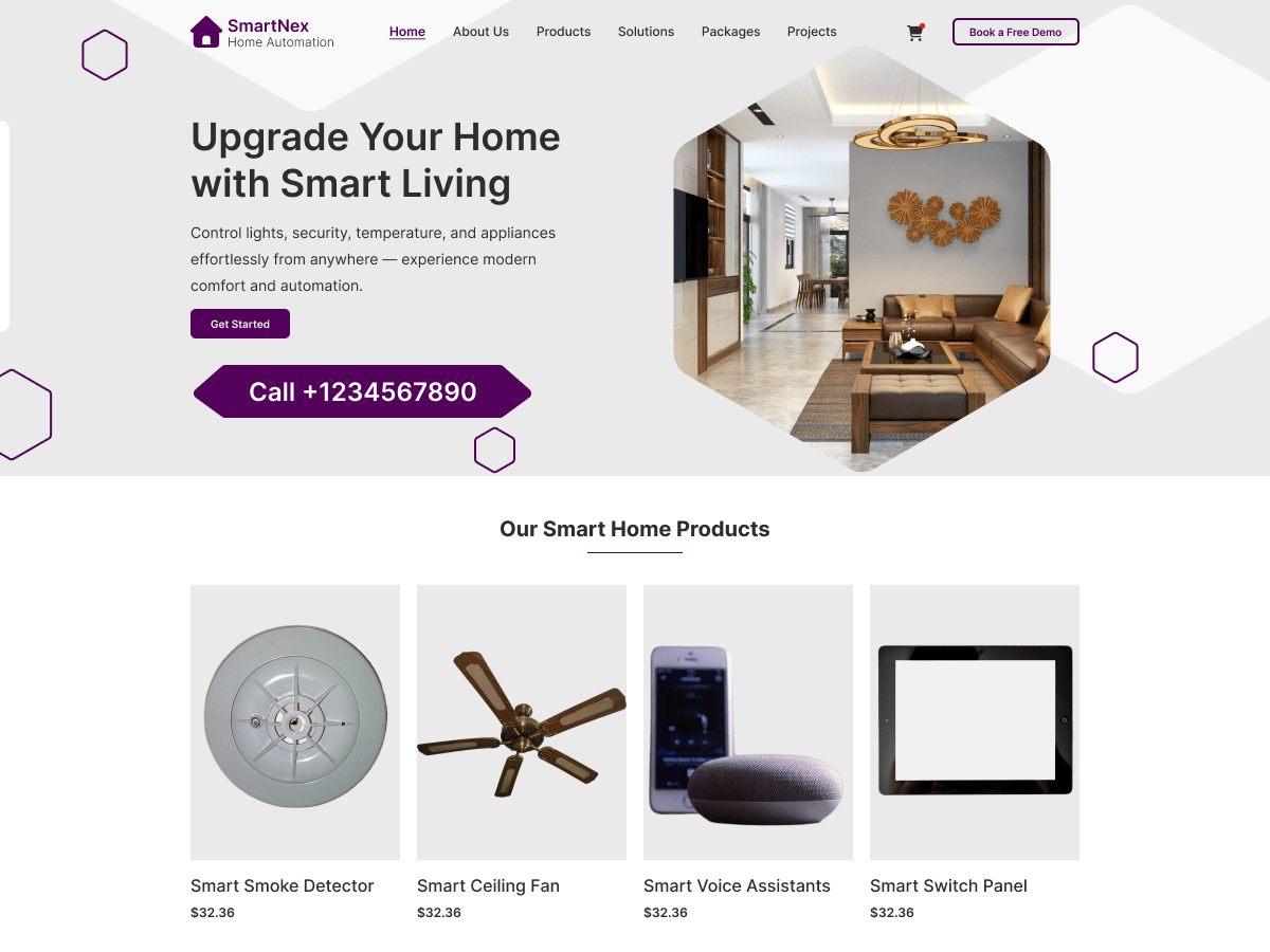 Home Control System - Tema WordPress Home Control System