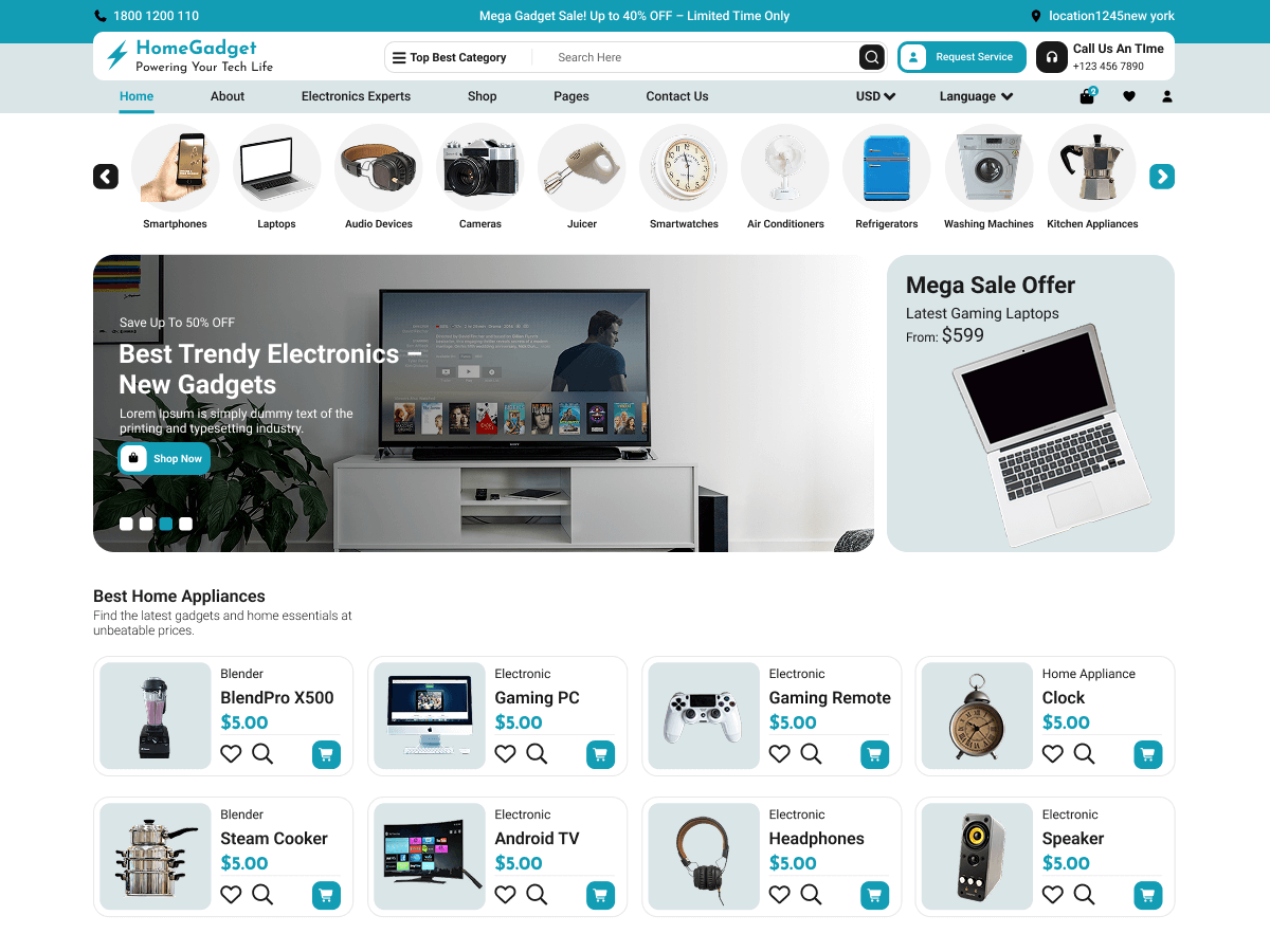 Home Gadget - Tema WordPress Home Gadget