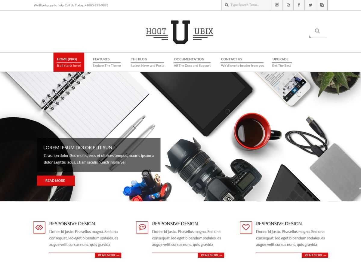 Hoot Ubix - Tema WordPress Hoot Ubix