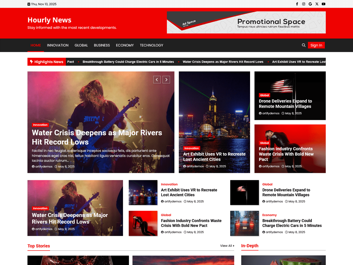 Hourly News