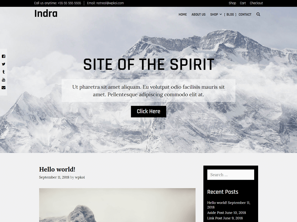 Indra - Tema WordPress Indra