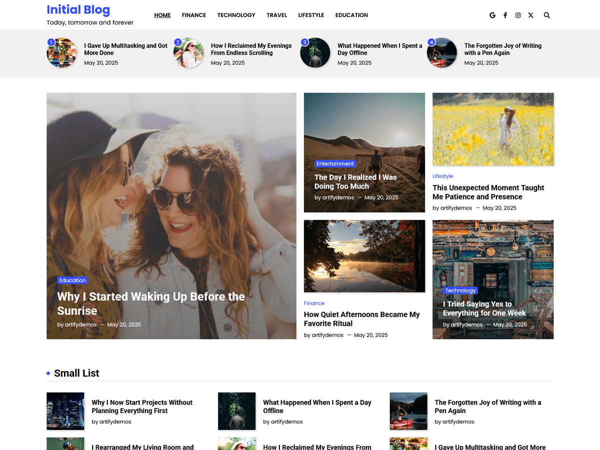 Initial Blog
