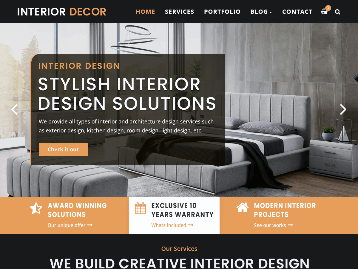 Interior Decor - Tema WordPress Interior Decor