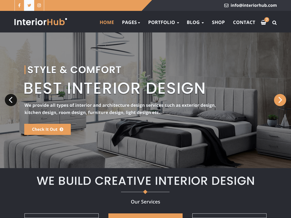 InteriorHub - Tema WordPress InteriorHub