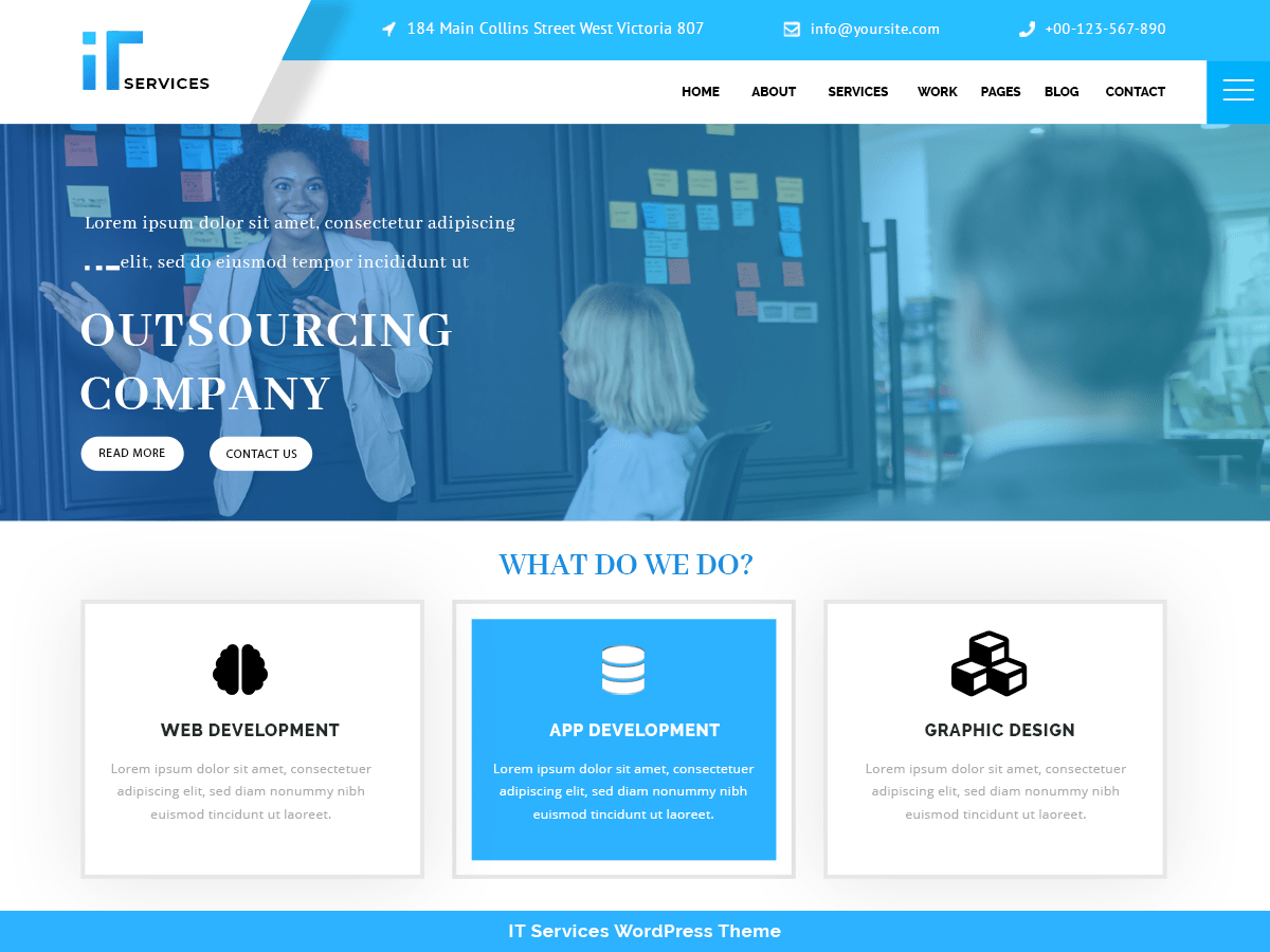 IT Services - Tema WordPress IT Services
