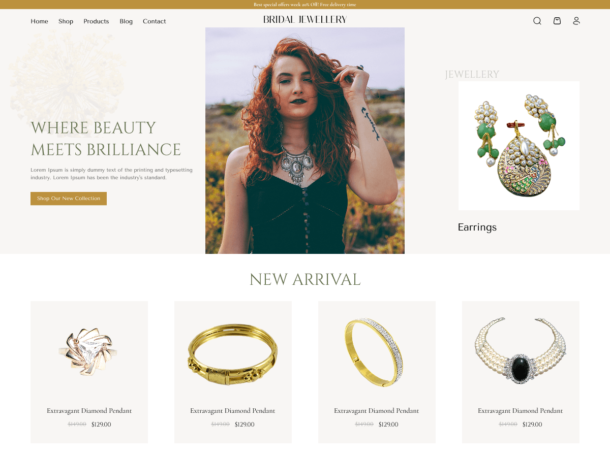 Jewelry Accessories - Tema WordPress Jewelry Accessories