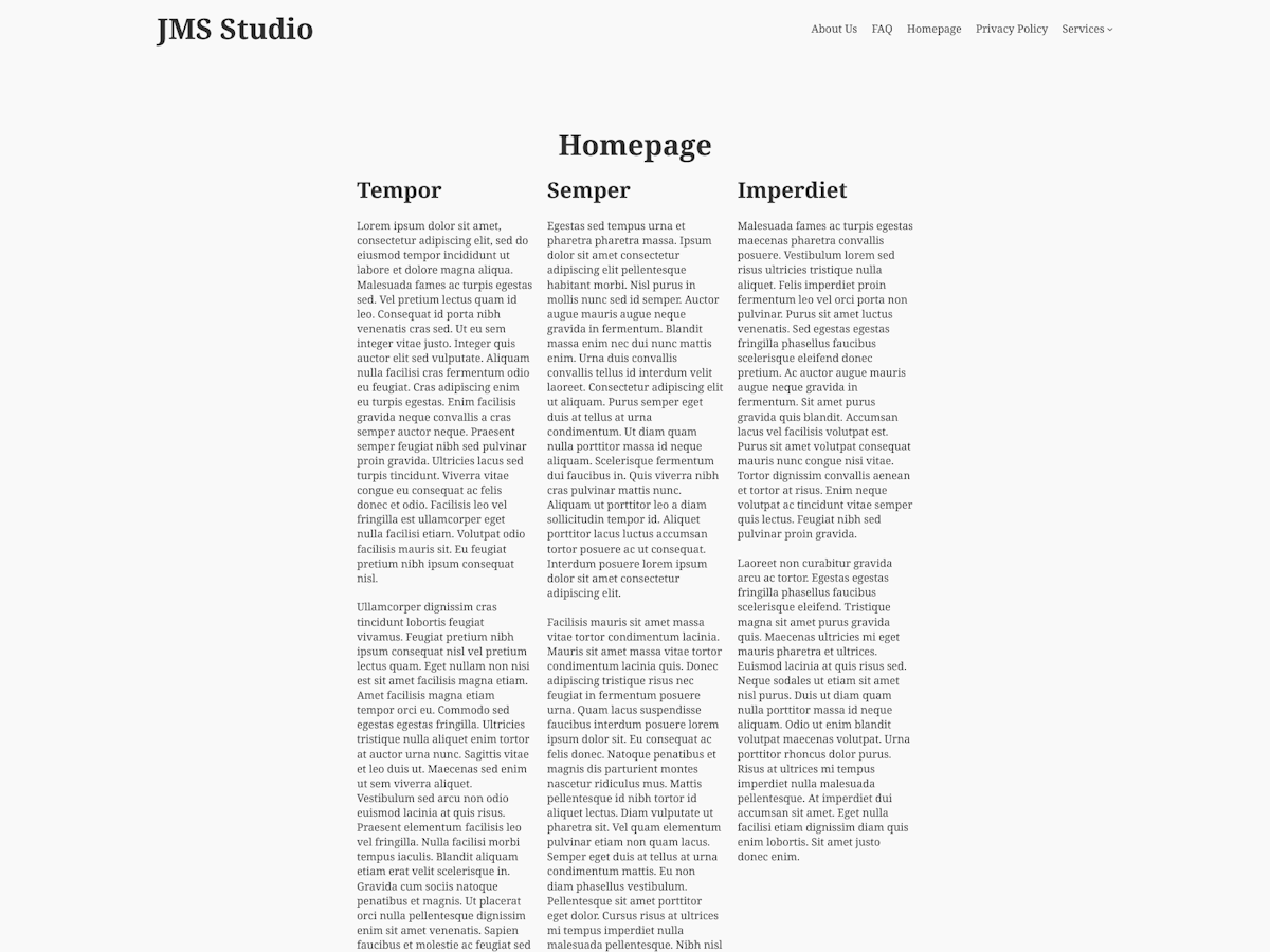 JMS Studio