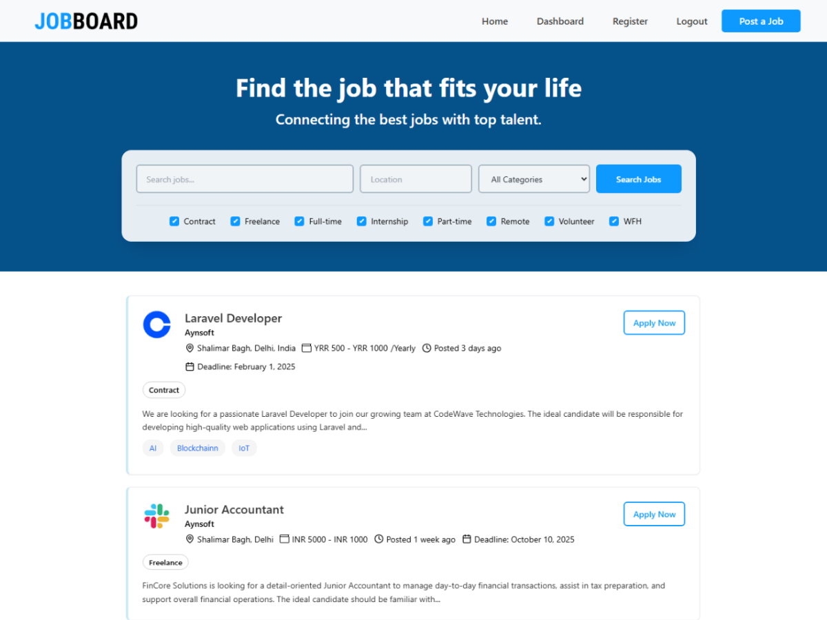 Job Board by Ejobsitesoftware - Tema WordPress Job Board by Ejobsitesoftware