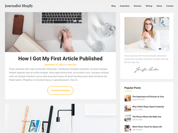 JournalistBlogily - Tema WordPress JournalistBlogily
