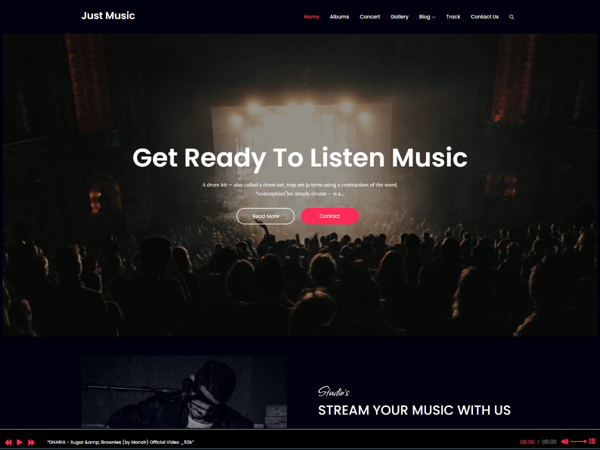 Just Music - Tema WordPress Just Music