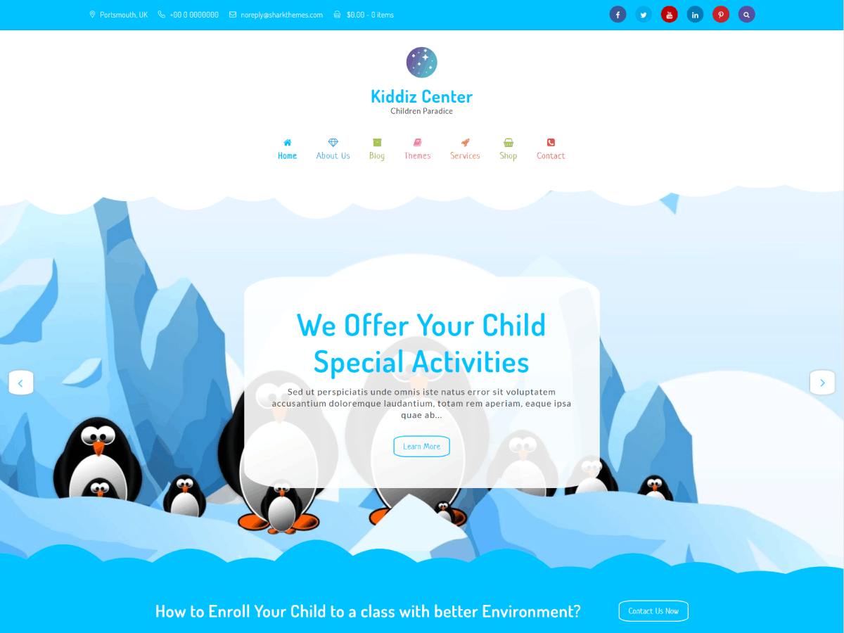 Kiddiz Center - Tema WordPress Kiddiz Center