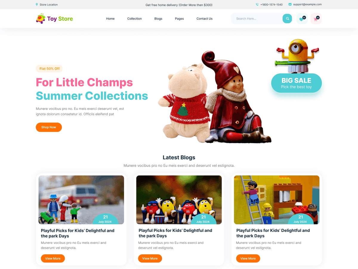 Kids Learning Toys - Tema WordPress Kids Learning Toys