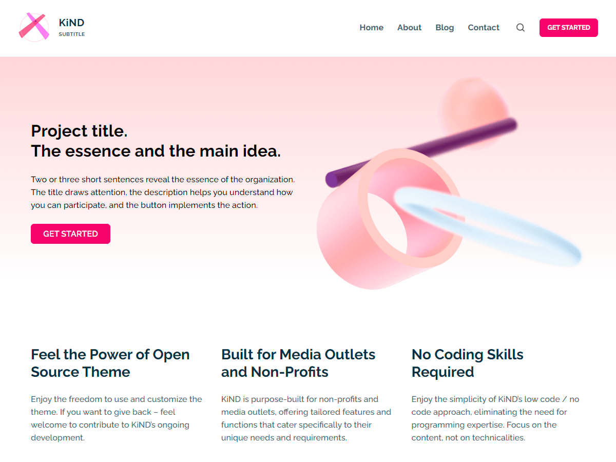 KiND - Tema WordPress KiND