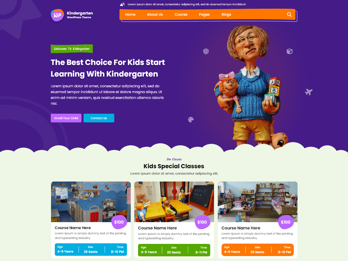 Kindergarten Elementor