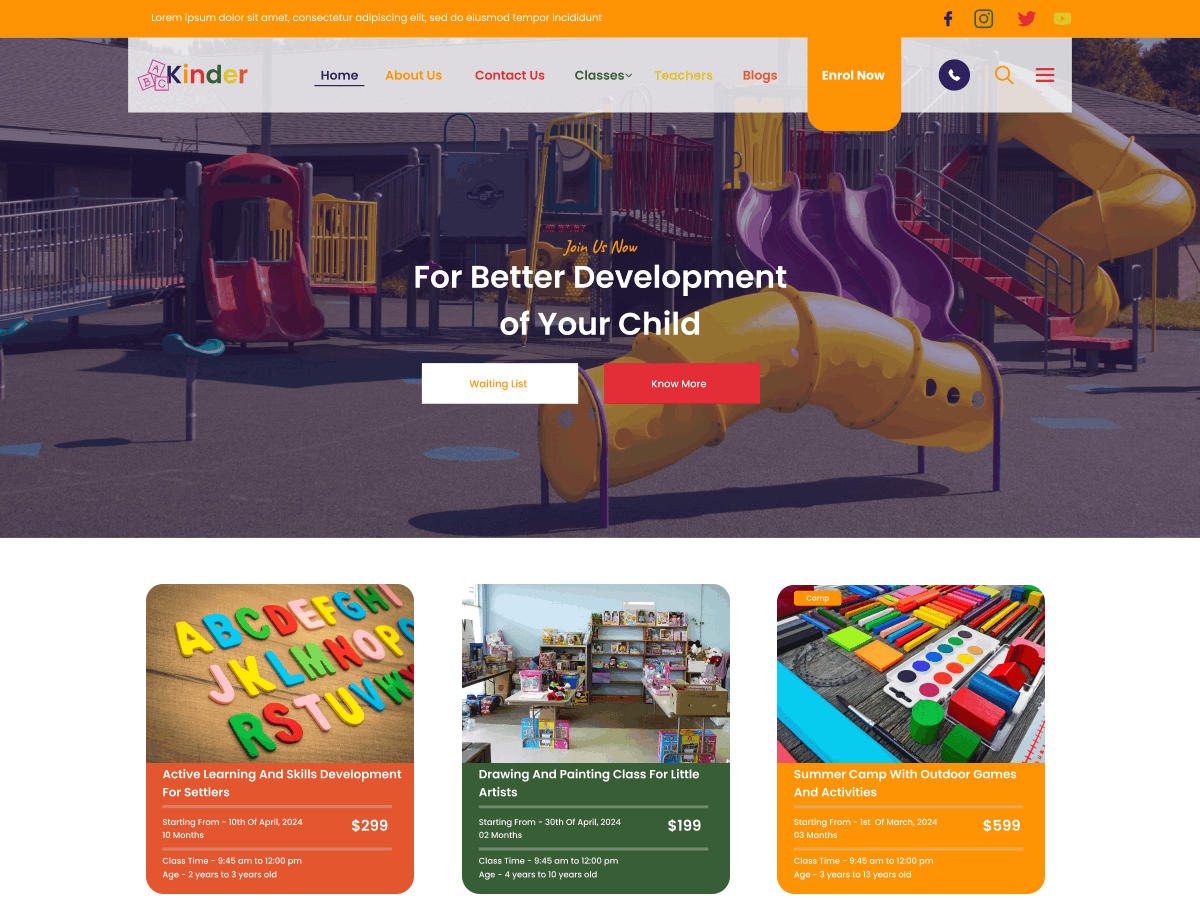 Kindergarten Toys