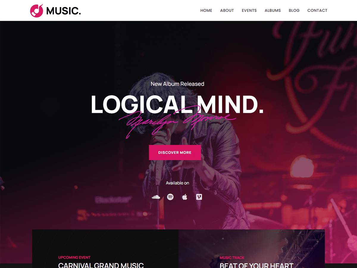 Kortez Music - Tema WordPress Kortez Music