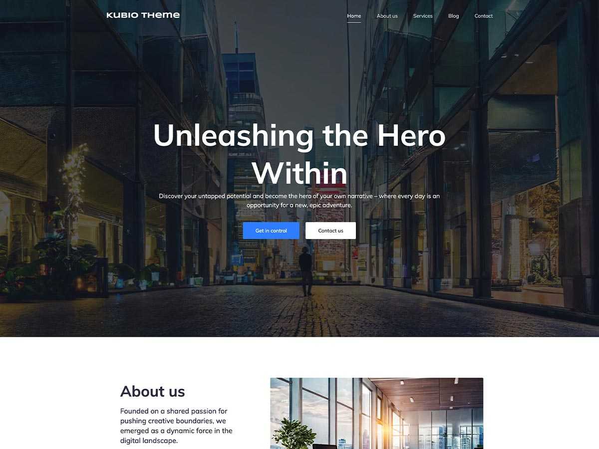 Kubio - Tema WordPress Kubio