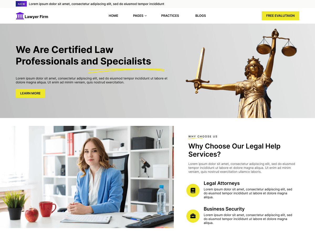 Lawyer Firm Blocks