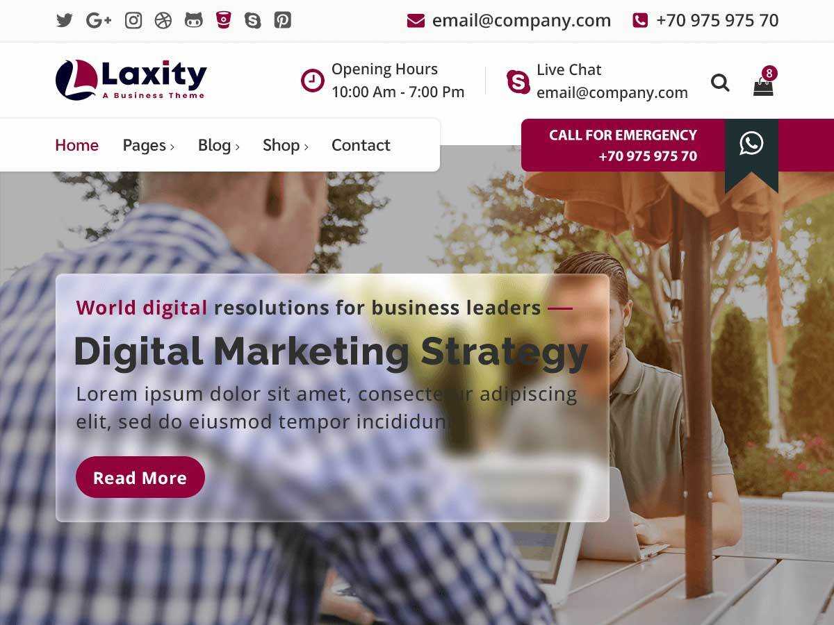 Laxity - Tema WordPress Laxity