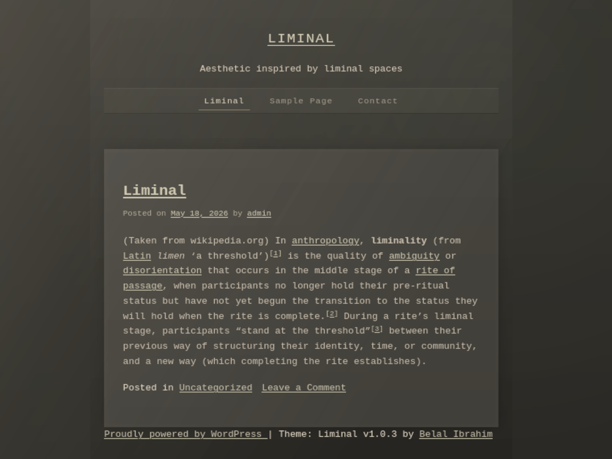 Liminal