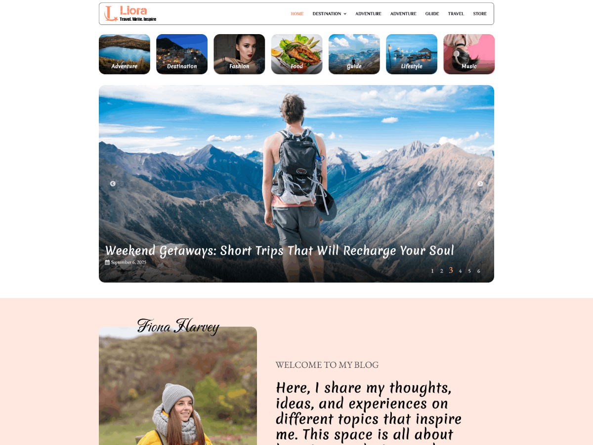 Liora - Tema WordPress Liora