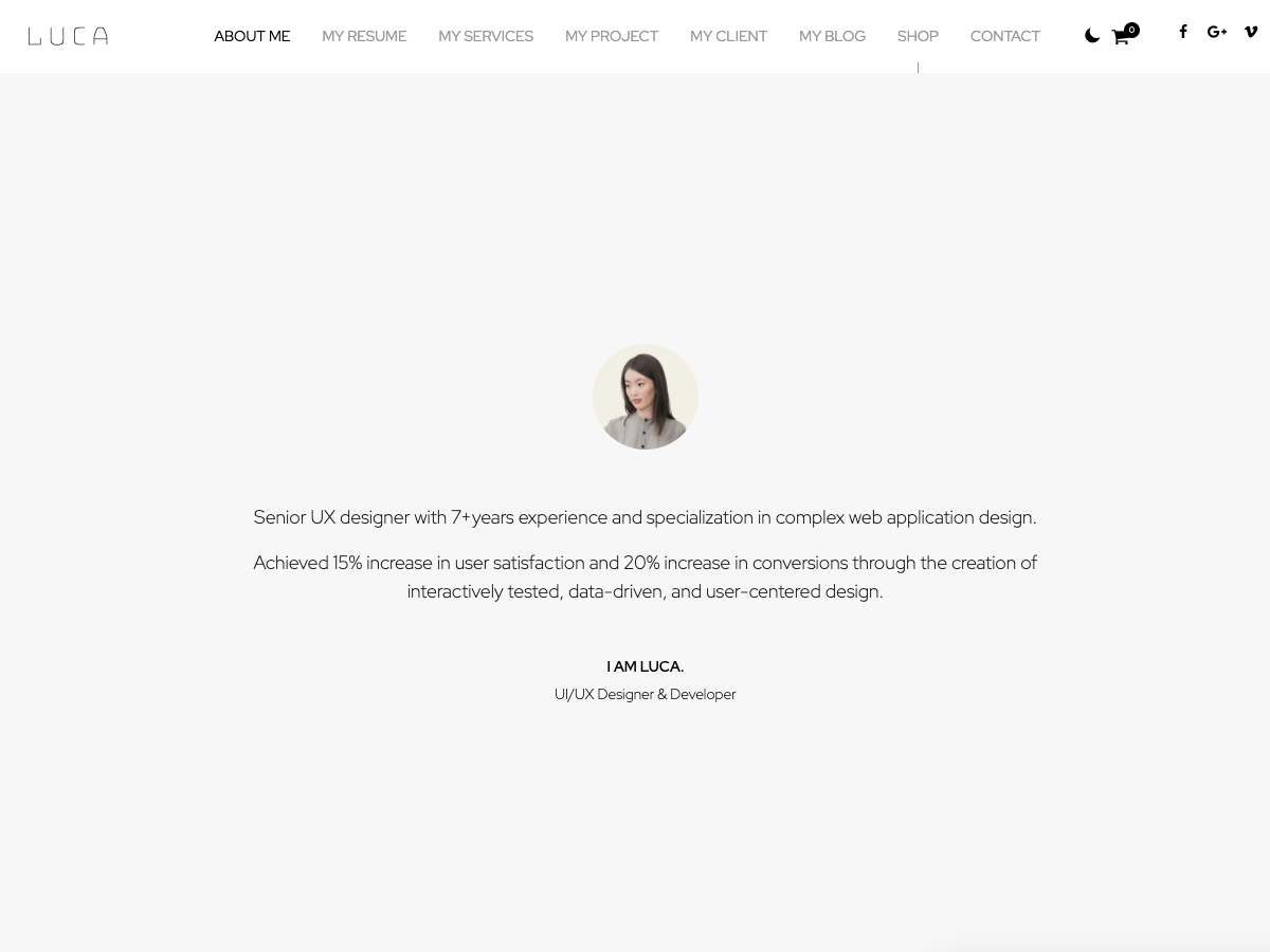 Luca Portfolio