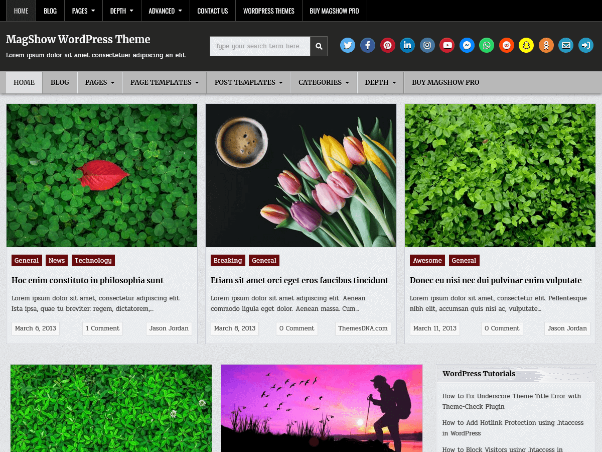 MagShow - Tema WordPress MagShow
