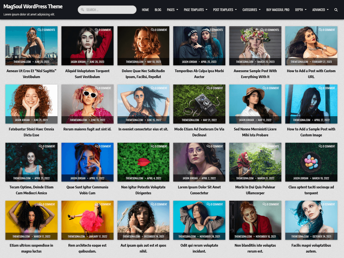 MagSoul - Tema WordPress MagSoul