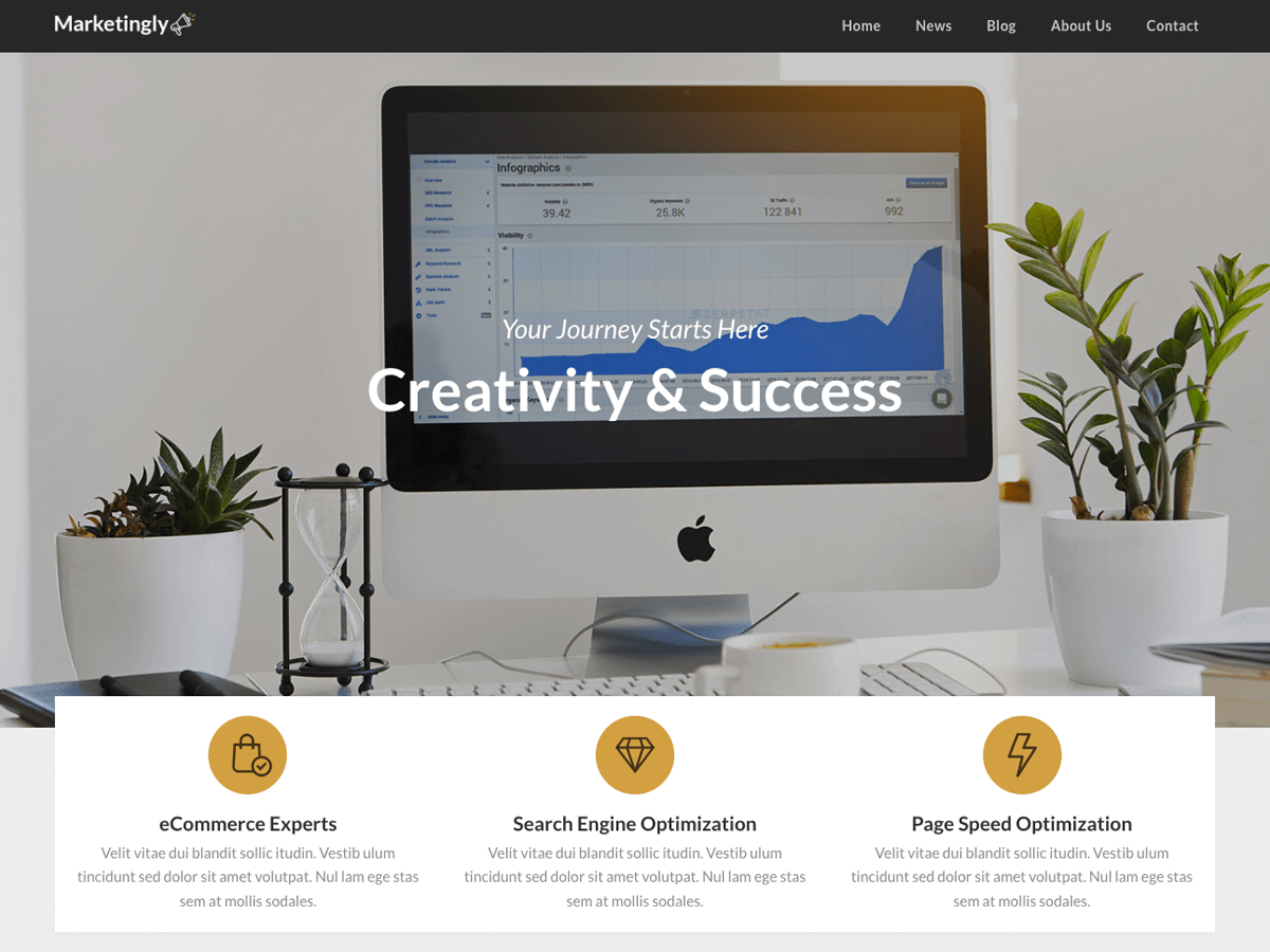 Marketingly - Tema WordPress Marketingly