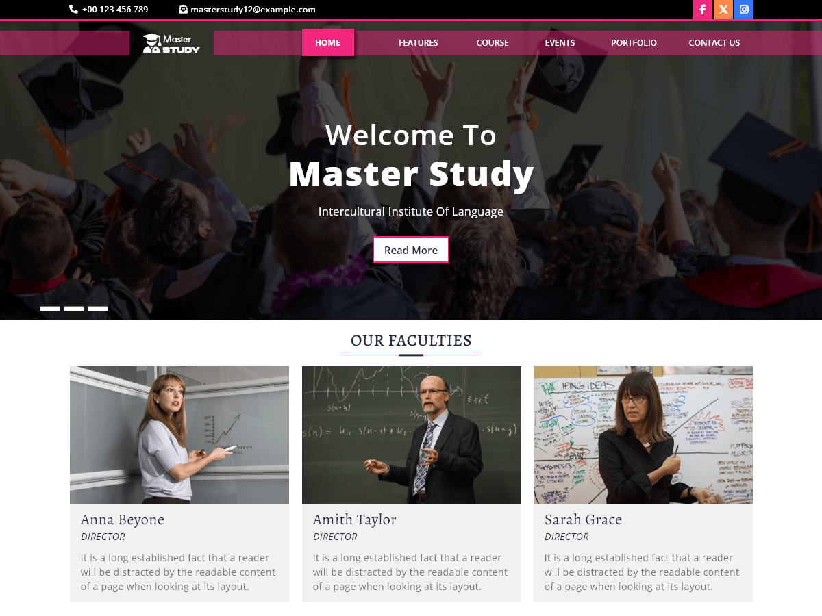 Master Study Lite - Tema WordPress Master Study Lite