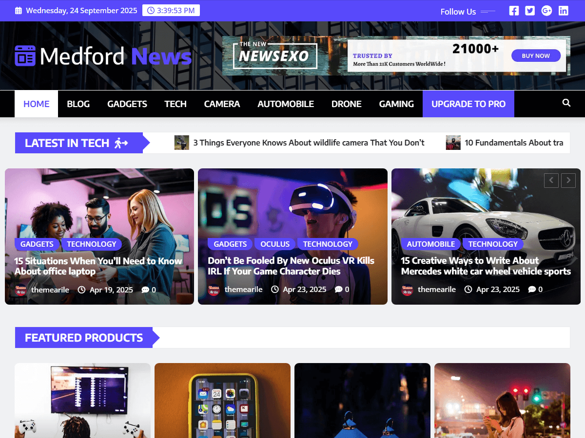 Medford News - Tema WordPress Medford News