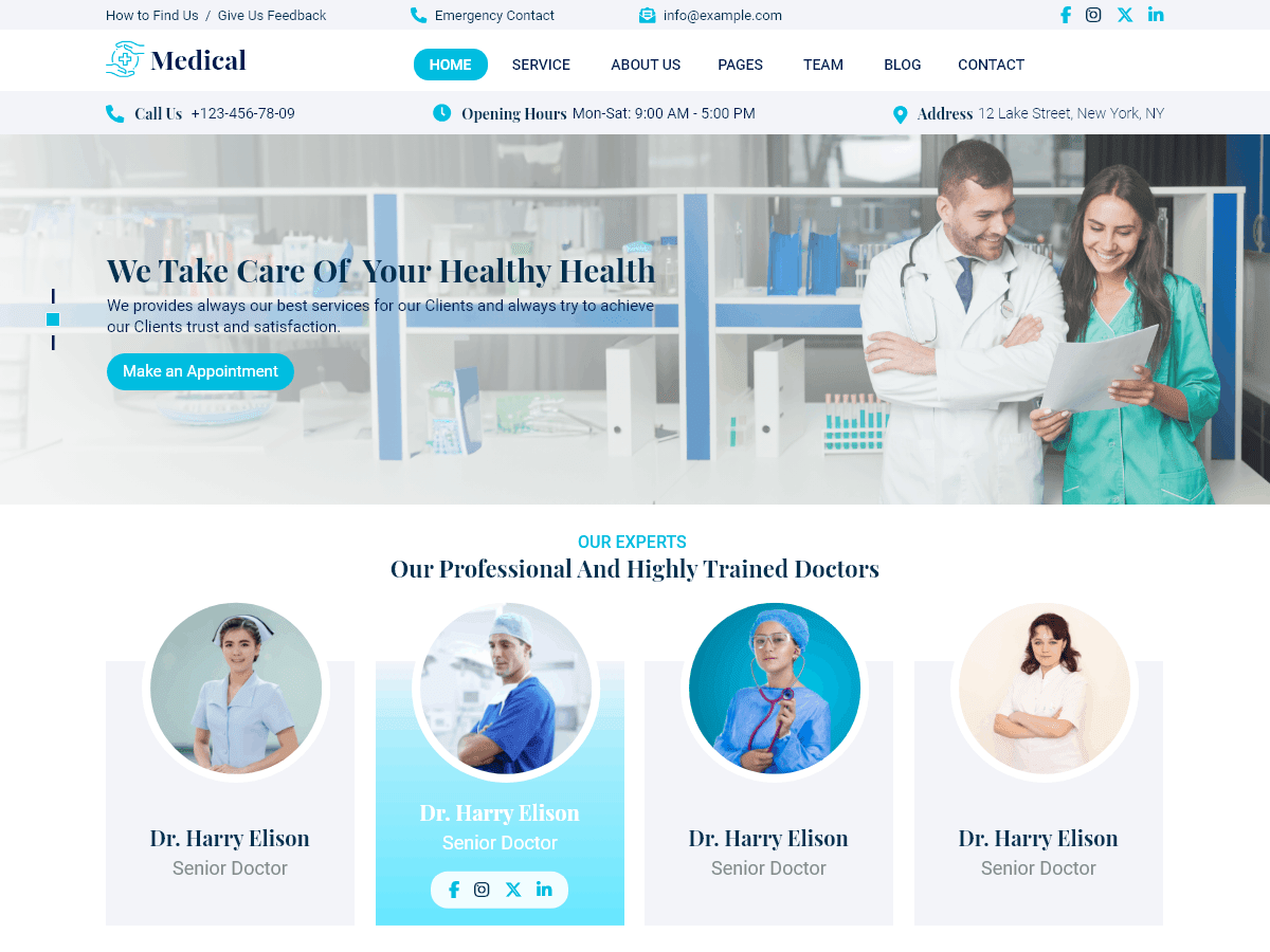 Medical Trauma Center - Tema WordPress Medical Trauma Center
