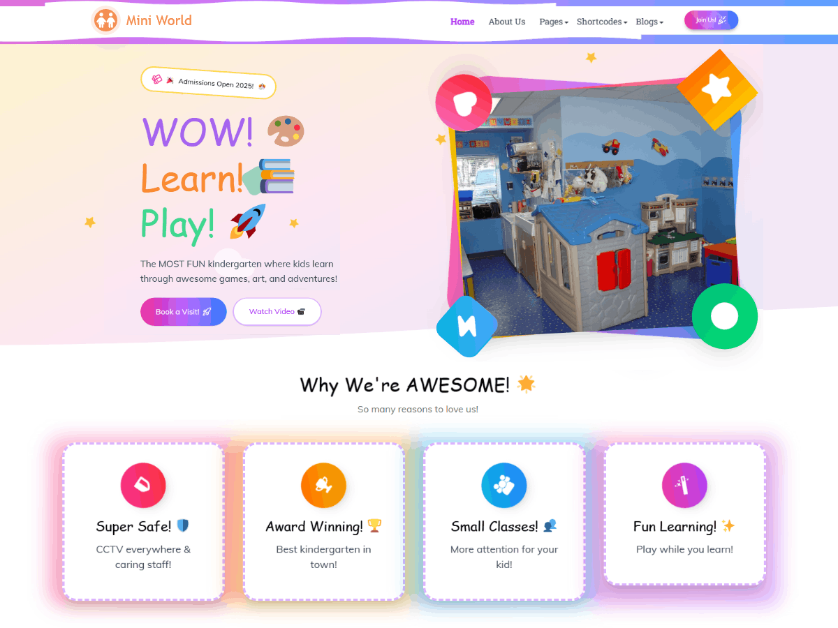 Miniworld kindergarten