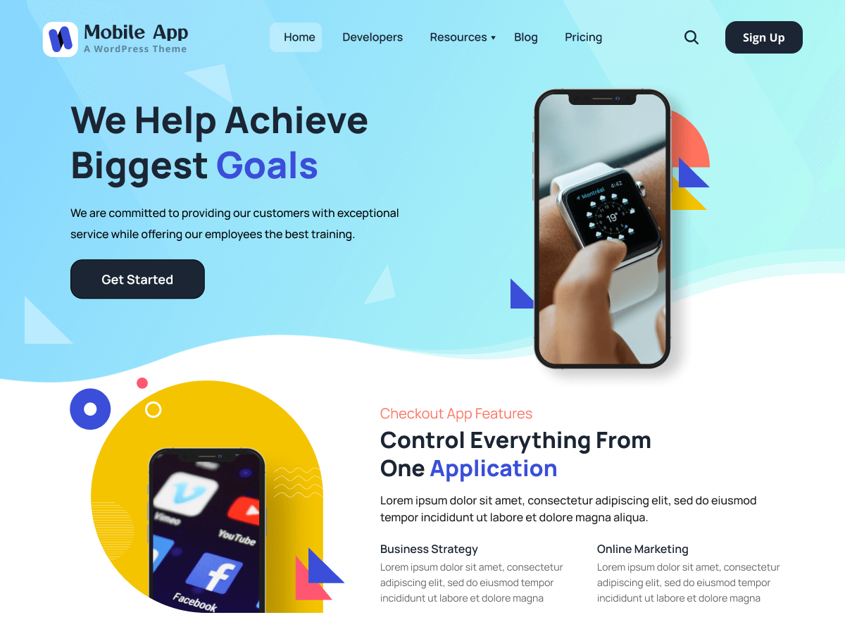 Mobile App Hub