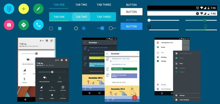 10 Great Lollipop UI Login Screen Design
