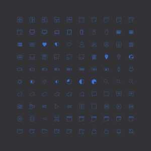 100 Free Stroke Icons
